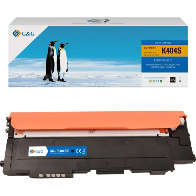 G&G Toner vervangt Samsung CLT-K404S, K404, SU100A Compatibel Zwart 3000 bladzijden