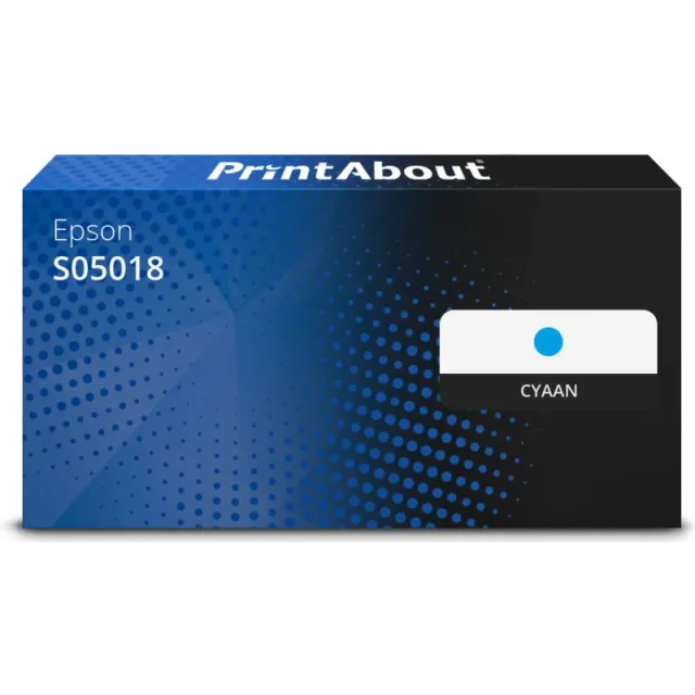 PrintAbout huismerk Toner S05018 (C13S050189) Cyaan Geschikt voor Epson