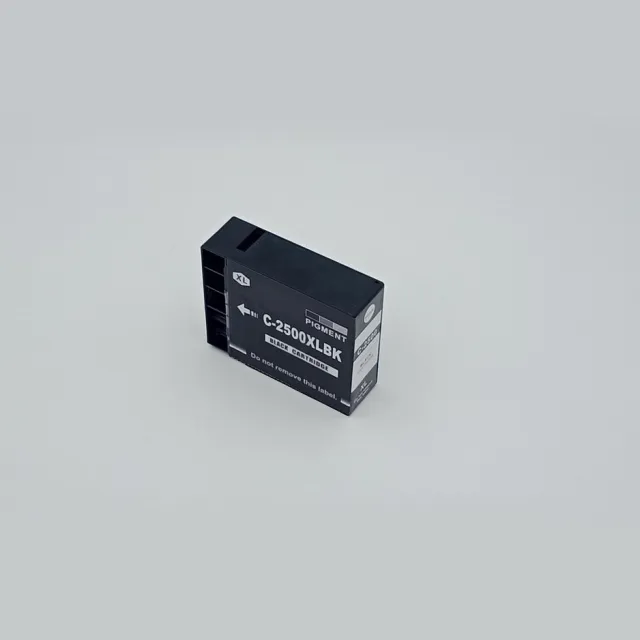 KATRIZ huismerk inkt voor|Canon PGI 2500XLBK (Pigment ink)|75,5ml | Met chip Zwart
