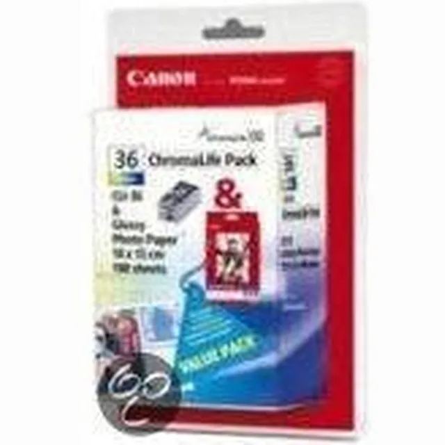Canon ClI-36 Inktcartridge + Photo Valuepack voor de Pixma Mini260 - Kleur