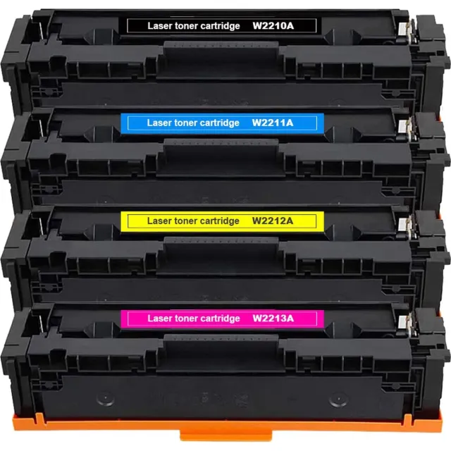 Inktkenners Toners Geschikt voor HP 207X (met chip) | Multipack van 4 toners EXTRA paginaopbrengst - Geschikt voor HP Color LaserJet Pro M255DW, M255NW, MFP M282NW, M283FDN en M283FDW (207A) zwart, cyaan, magenta, geel