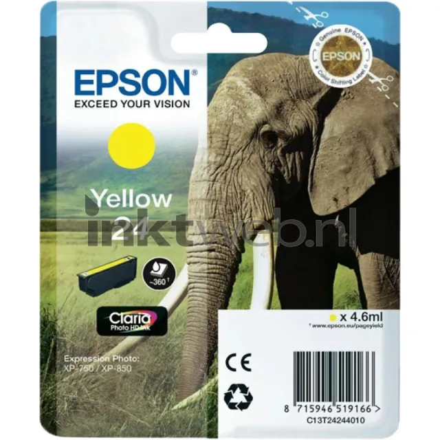 Epson 24 geel (Origineel)