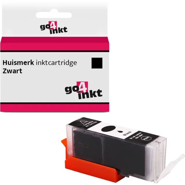 Go4inkt compatible met Canon PGI-550 bk inkt cartridge zwart