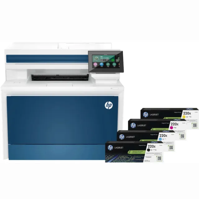 Hp Color LaserJet Pro MFP 4302dw + 1 set extra XL toners