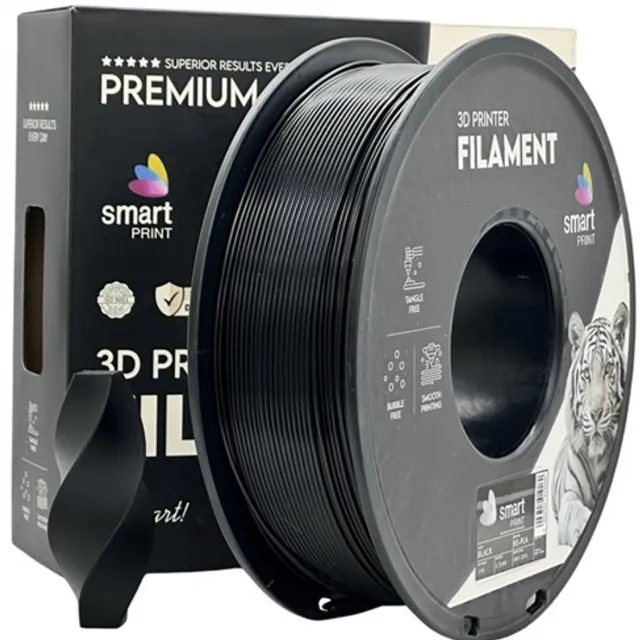Smart Print PLA-HS - 1,75mm filament - zwart - 1kg netto – high speed