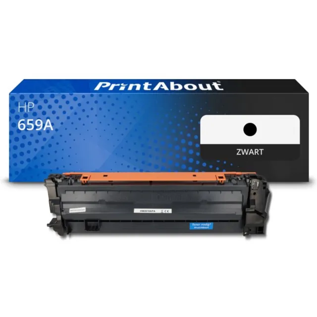 PrintAbout huismerk Toner 659A (W2010A) Zwart geschikt voor HP