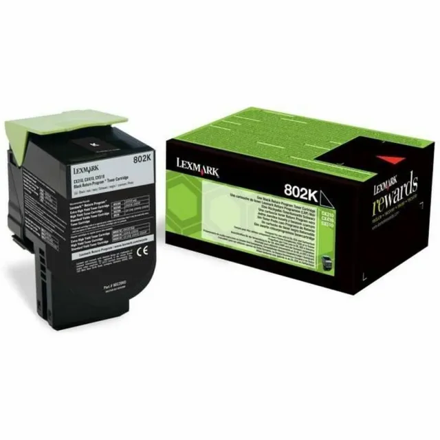 Toner Lexmark 802K Black