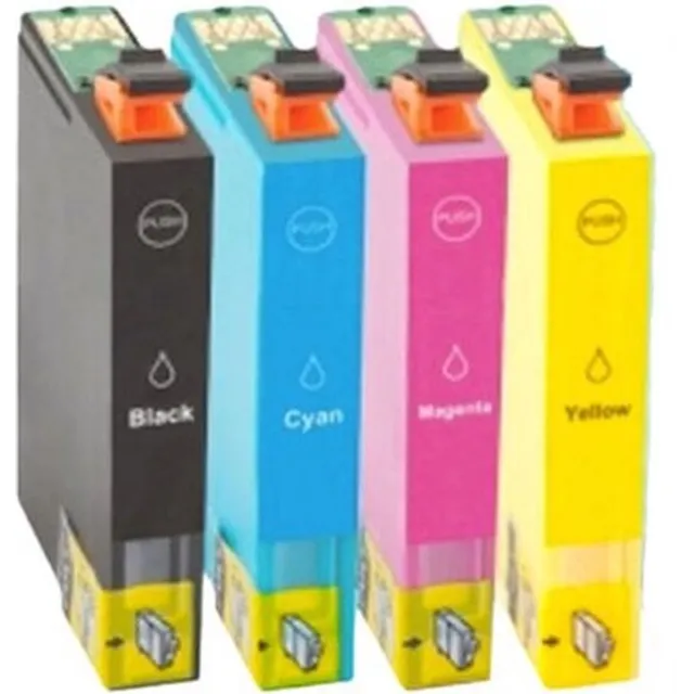 Inktkeuze T079 Zwart + Alle Kleuren Set - Huismerk inktcartridge compatible met Epson Stylus Photo 1400 / Epson Stylus Photo 1500 W Zwart, Cyaan, Magenta, Geel