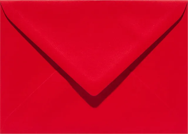Envelop Papicolor EA5 156x220mm rood pak à 6 stuks