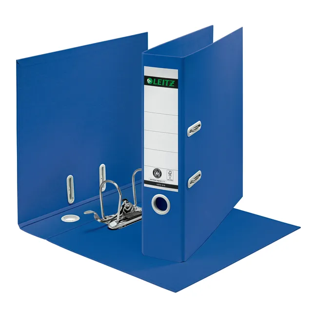 Leitz Ordner Leitz Recycle 180° 80mm karton A4 blauw