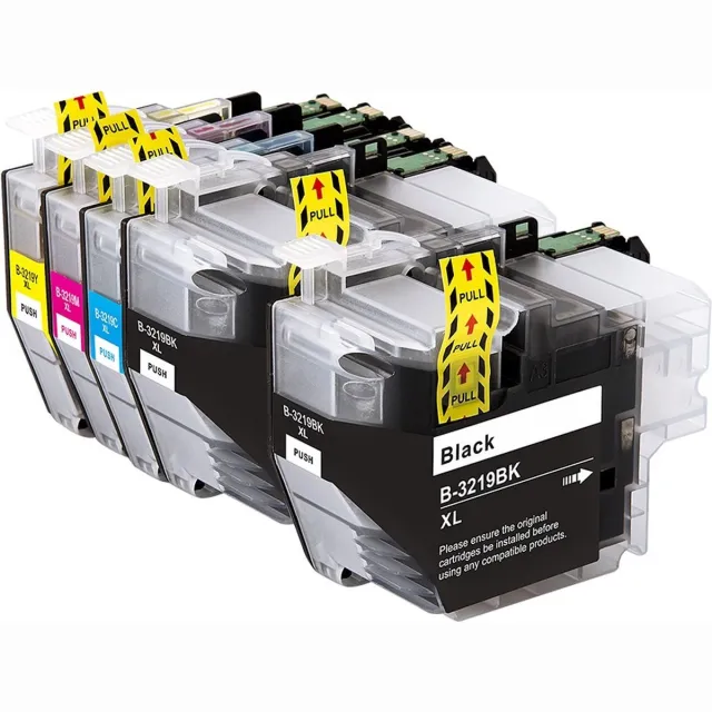 Inktkenners Inktcartridges Geschikt voor Brother LC3219XL | Multipack 5 stuks Zwart en kleur