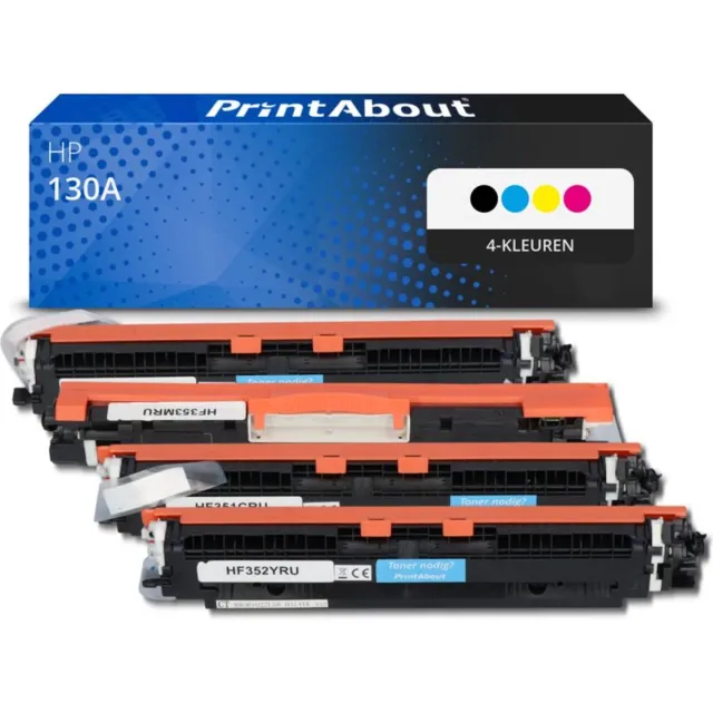 PrintAbout Alternatief voor de HP CF350A (nr 130A) / 4 Kleuren 4-kleuren