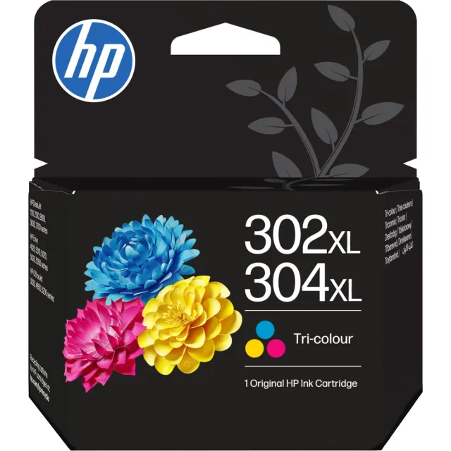 HP 302XL/304XL originele drie-kleuren inktcartridge Cyaan;Magenta;Geel