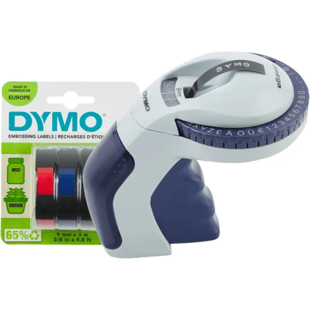 Dymo Omega Lettertang + 1 extra label