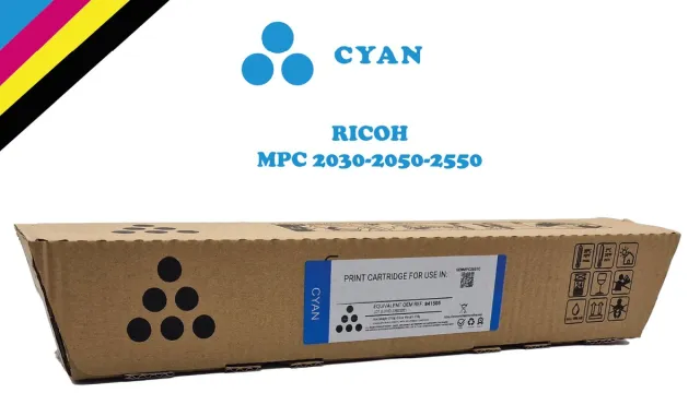 Ricoh Toner Ricoh MP C2030 / 2530 / 2050 /2550 Cyan – Compatible
