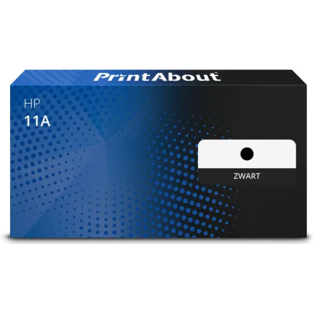 PrintAbout huismerk Toner 11A (Q6511A) Zwart Geschikt voor HP