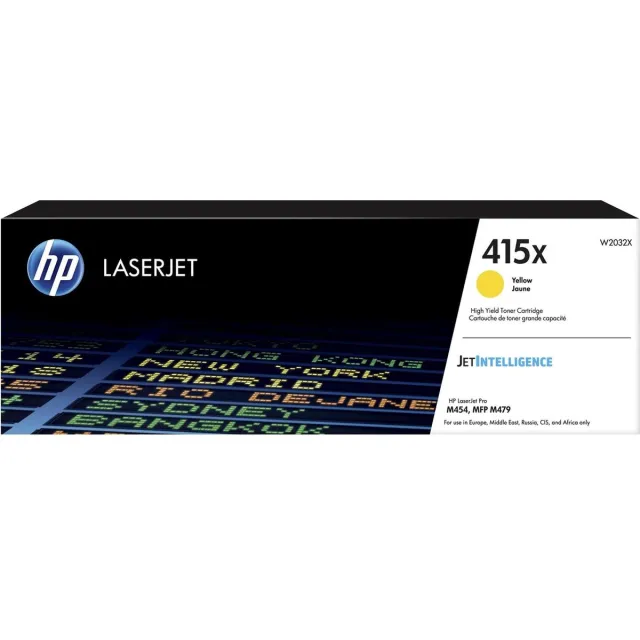 HP 415X - Tonercartridge - Origineel - Hoge Capaciteit - Geel Geel XL