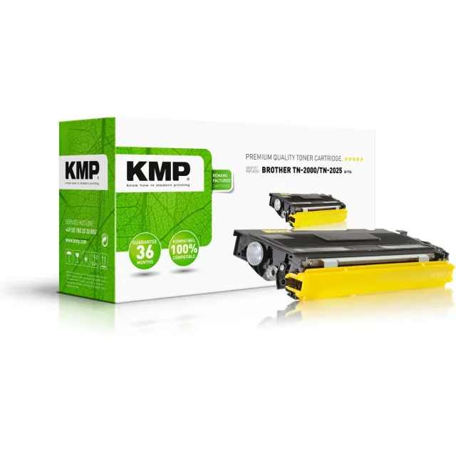 KMP Tonercassette vervangt Brother TN-2000, TN2000 Compatibel Zwart 5000 bladzijden B-T16
