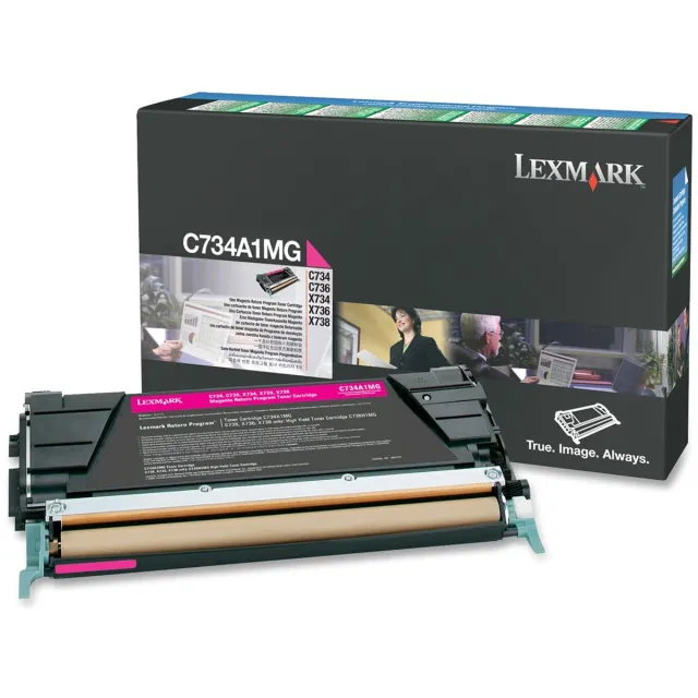 Lexmark Tonercartridge 0C734A1MG Magenta