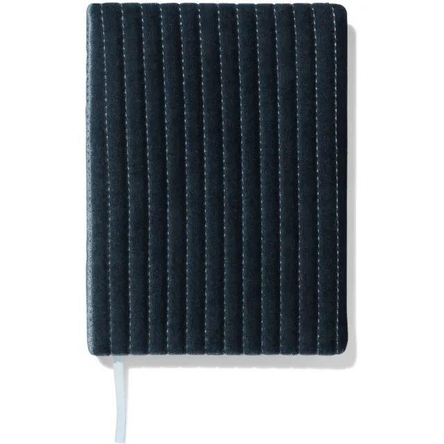 HEMA Notitieboek A5 gelinieerd velvet (nachtblauw)