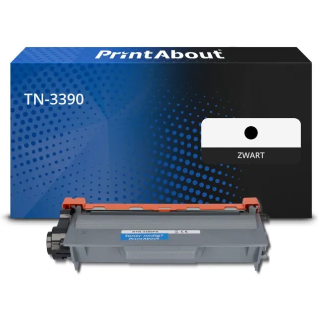 PrintAbout Brother TN-3390 toner zwart Huismerk