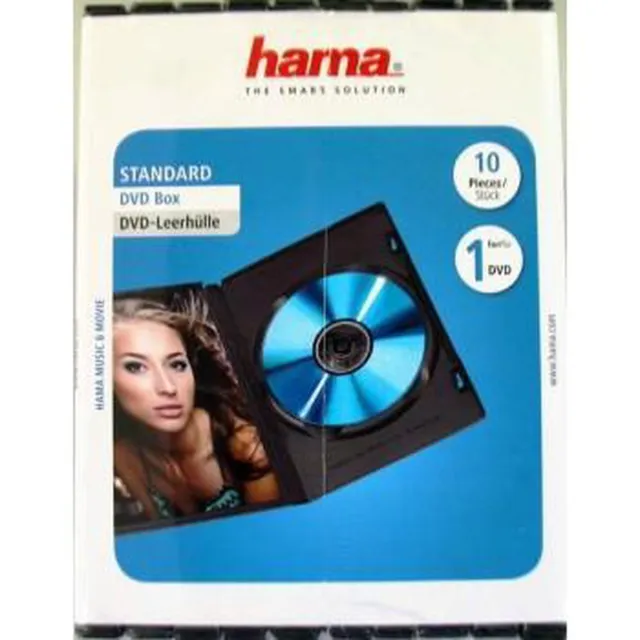 Hama DVD box standaard 10-pack zwart