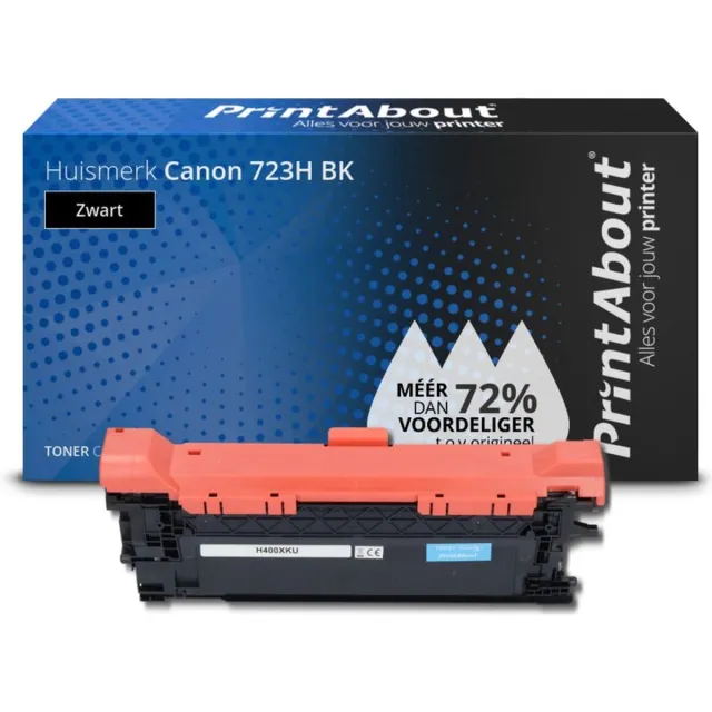 PrintAbout Alternatief voor de Canon 723H BK / zwart