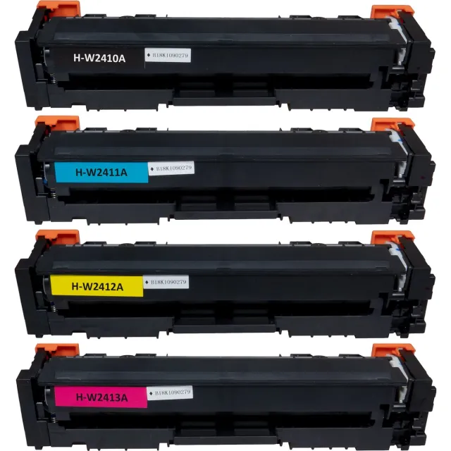 Inktkenners Toner Multipack Geschikt voor HP 216A | 4 Kleuren - Geschikt voor Color LaserJet Pro M155a - M155nw - M182nw - MFP M182fw - M182n - M183fw - 216A - W2410A W2411A - W2412A - W2413A