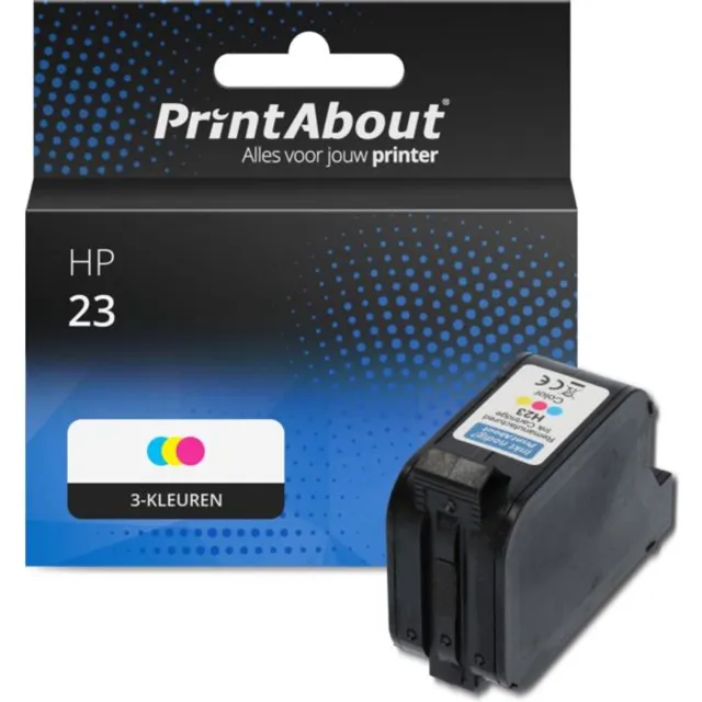 PrintAbout Huismerk HP 23 (C1823D) Inktcartridge 3-kleuren