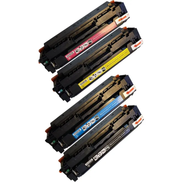 KATRIZ huismerk Toner MET CHIP - HP 216A (W2410A+ W2411A+W2412A+W2413A) 4-kleuren Multipack - 1050 paginas voor Zwart & 850 paginas voor per kleur - geschikt voor HP Color LaserJet Pro M155a/ M155nw/ M182nw/ MFP M182fw/ MFP M182n/ MFP M183fw Zwart, Cyaan, Magenta, Geel