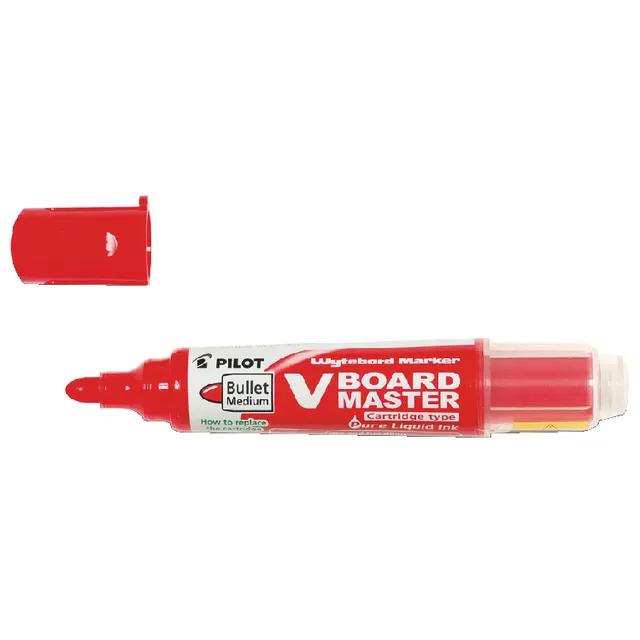 Pilot Whiteboardmarker PILOT Begreen rond medium rood