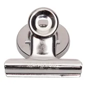 Maul Papierklem MAUL Bulldog met magneet 40mm zilver 2 stuks