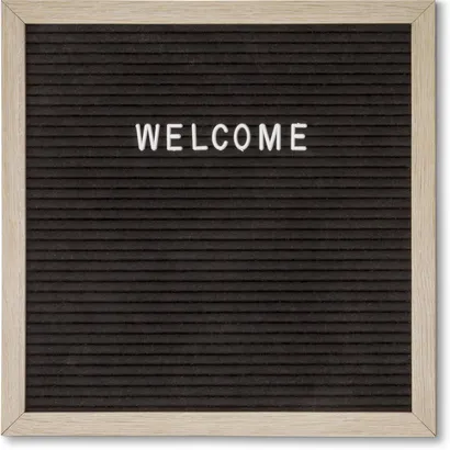 IEZZY horeca en cate Letterbord IEZZY 30x30cm naturel hout