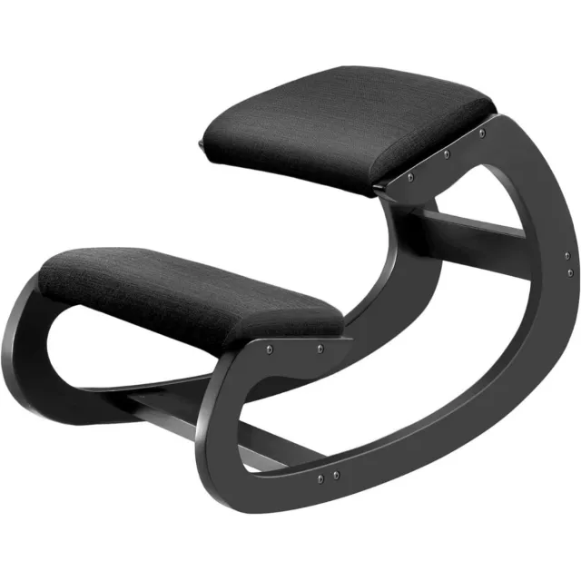 DailySupplies® Kniestoel Ergonomisch - Bureaustoel - Kniekussen Zwart