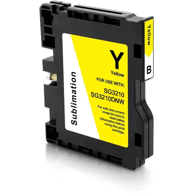 Inktkenners Inktcartridge geschikt voor RICOH GC51 | 1x Geel geschikt voor Ricoh SG 3210DNw - Ricoh SG 3220DNw
