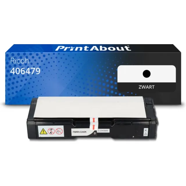 PrintAbout huismerk Toner 406479 (SP C310HE) Zwart Geschikt voor Ricoh