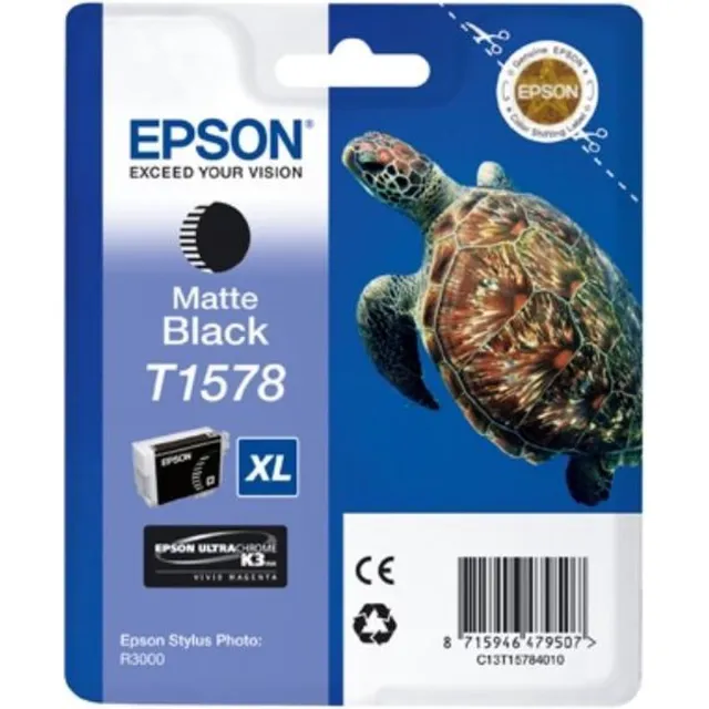 Epson T1578 - Inktcartridge / Mat Zwart
