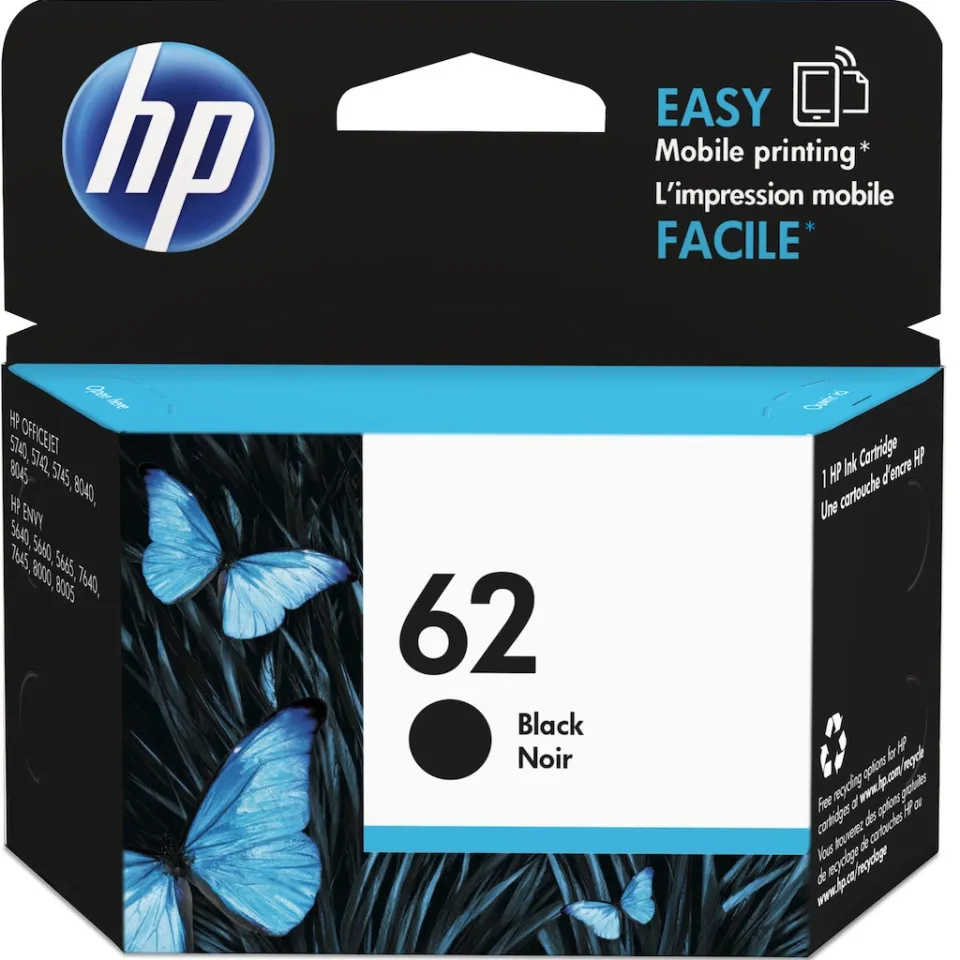 HP 62 inktcartridge tricolour zwart, foto 5