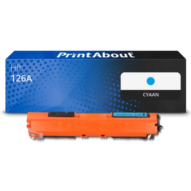 PrintAbout HP 126A (CE311A) toner cyaan