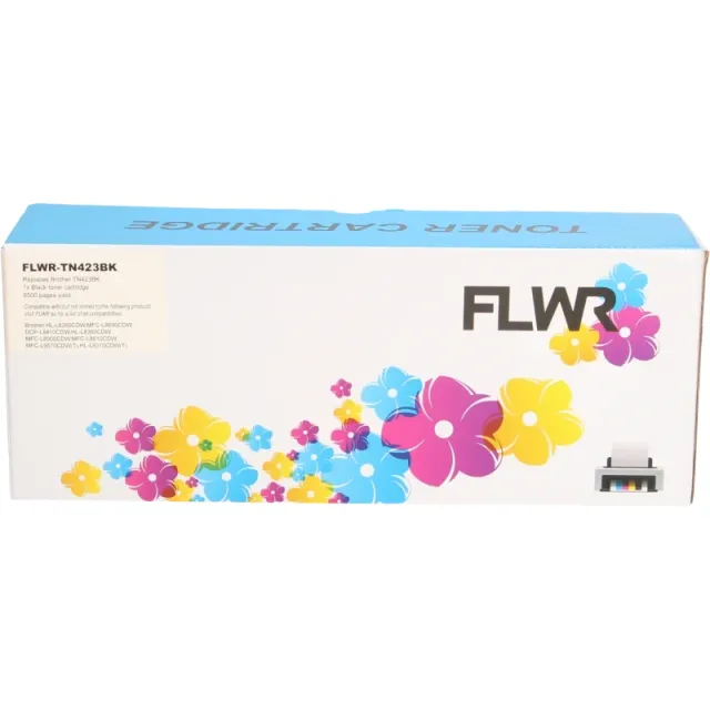 FLWR Brother TN-423 zwart (Huismerk (compatible))