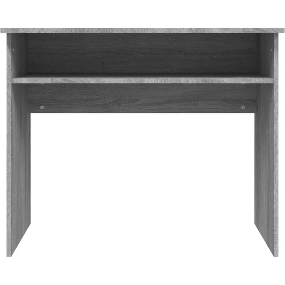 vidaXL Bureau 90x50x74 cm bewerkt hout grijs sonoma eikenkleurig