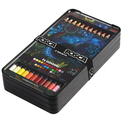 Posca Kleurpotloden Posca assorti set à 36 stuks