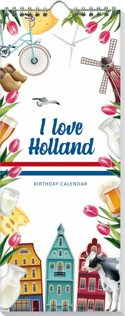 Interstat Verjaardagskalender I Love Holland