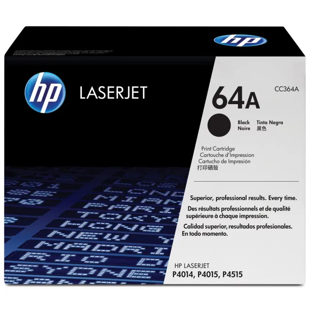 Hp toner 64A, 10 000 pagina's, OEM CC364A, zwart