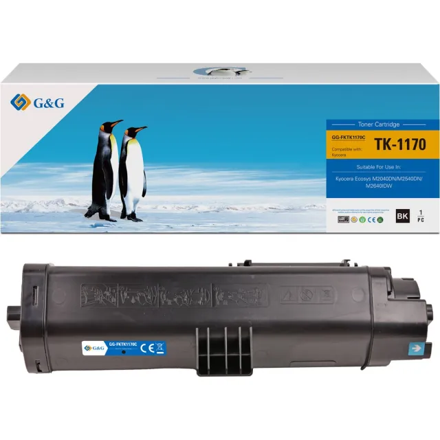 G&G TK1170 toner compatibel met Kyocera TK-1170 Tonercartridge zwart 1 stuk(s) Huismerk