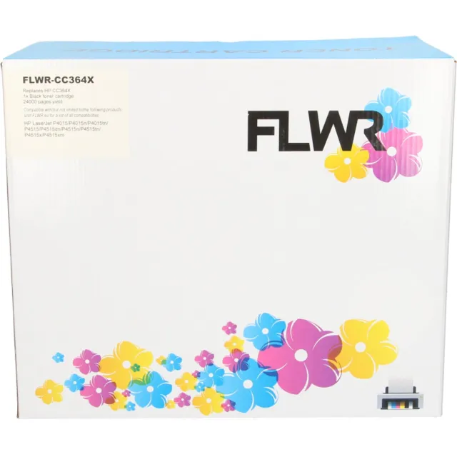 FLWR Toner / 64X / Zwart - Geschikt voor HP
