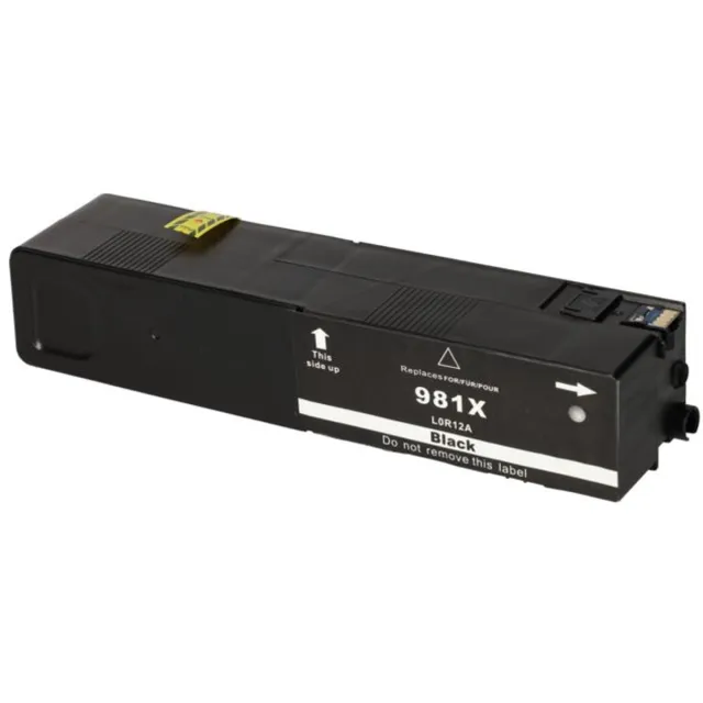 PrintAbout Huismerk HP 981X (L0R12A) Inktcartridge Zwart Hoge capaciteit