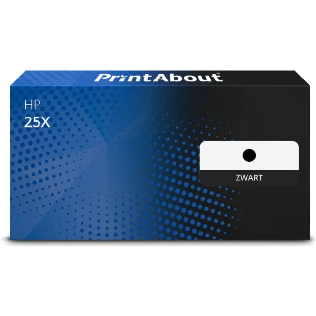 PrintAbout huismerk Toner 25X (CF325X) Zwart Hoge capaciteit Geschikt voor HP