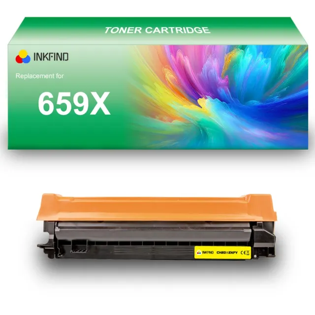 INKFIND 659X (W2012X) Geel tonercartridge compatibel met HP 659X (W2012X) Geel toner cartridge - 1-pack Geel Geel x 1