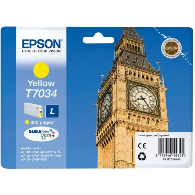 Epson T7034 (C13T70344010) Inktcartridge Geel